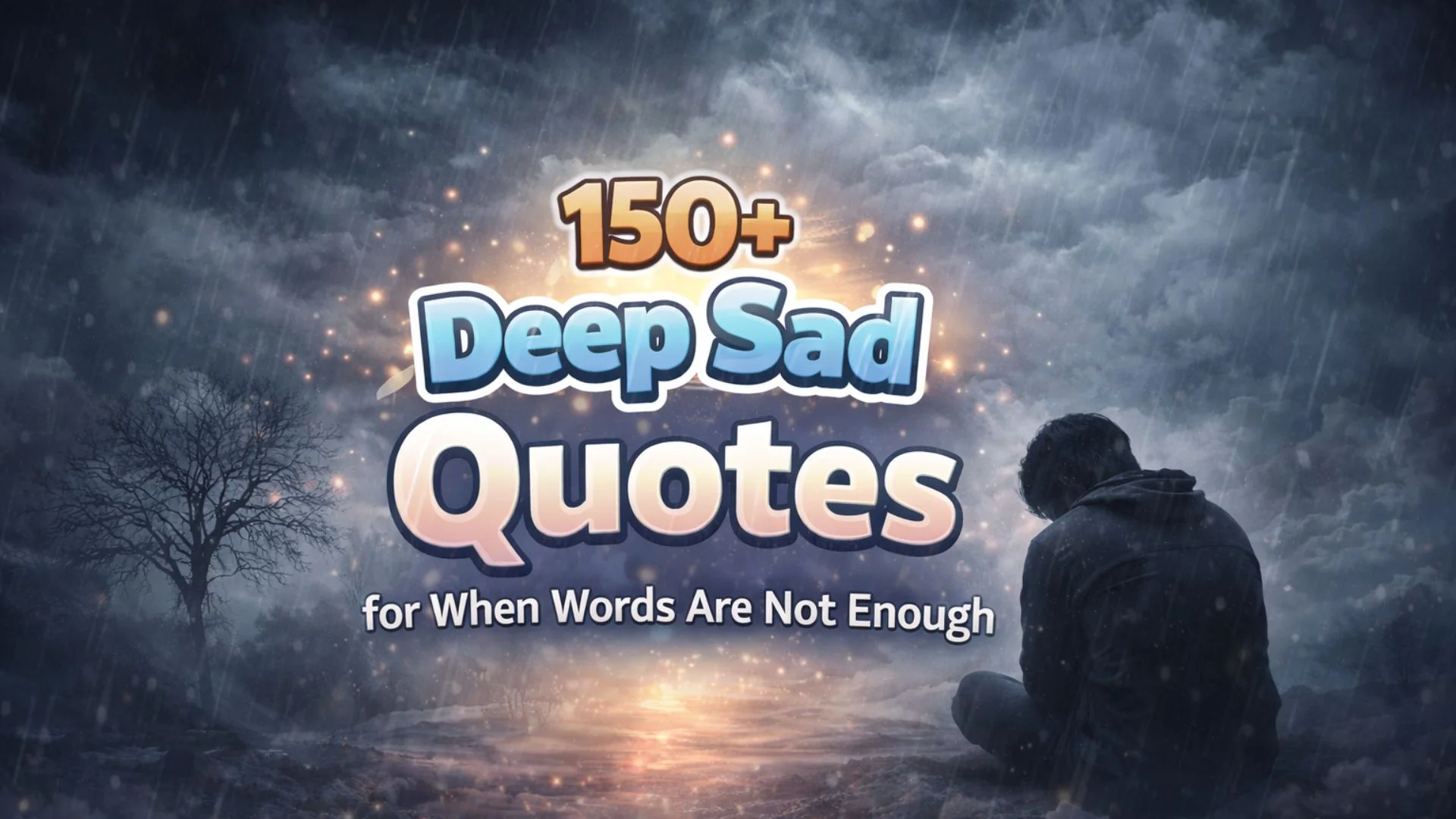 150+ Deep Sad Quotes for When Words Are Not Enough