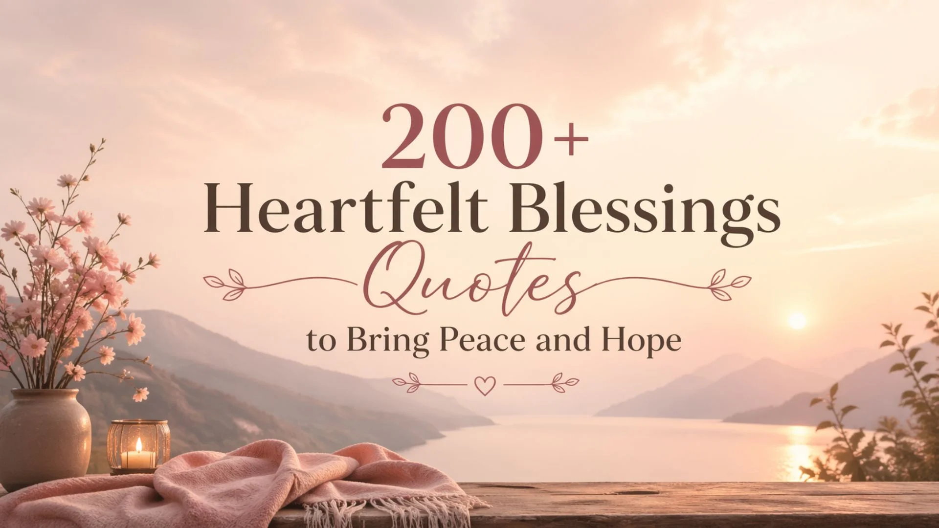 200+ Heartfelt Blessings Quotes to Bring Peace and Hope