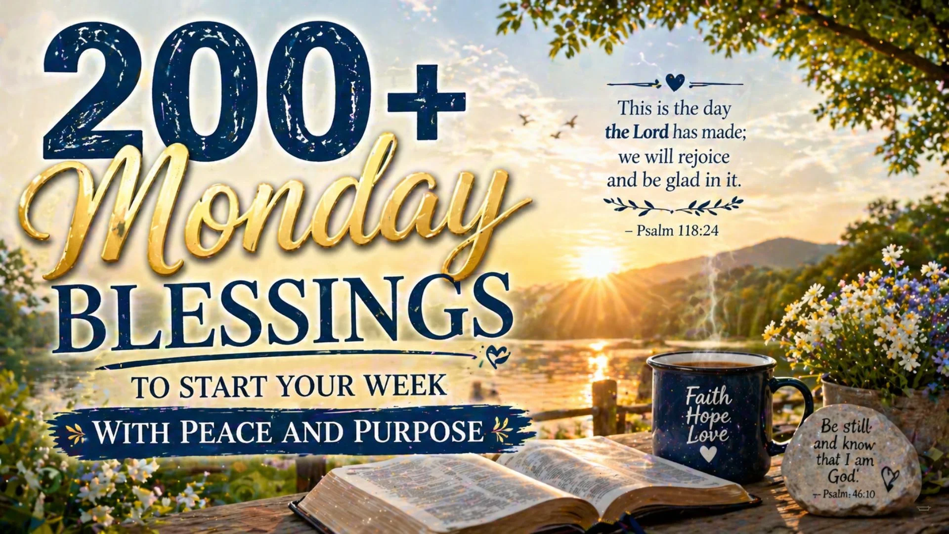 200+ Monday Blessings to Start Your Week With Peace and Purpose