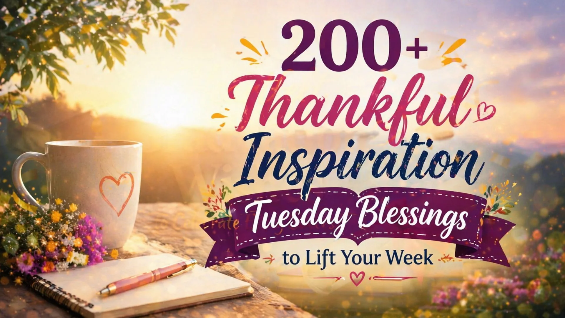 200+ Thankful Inspiration Tuesday Blessings to Lift Your Week