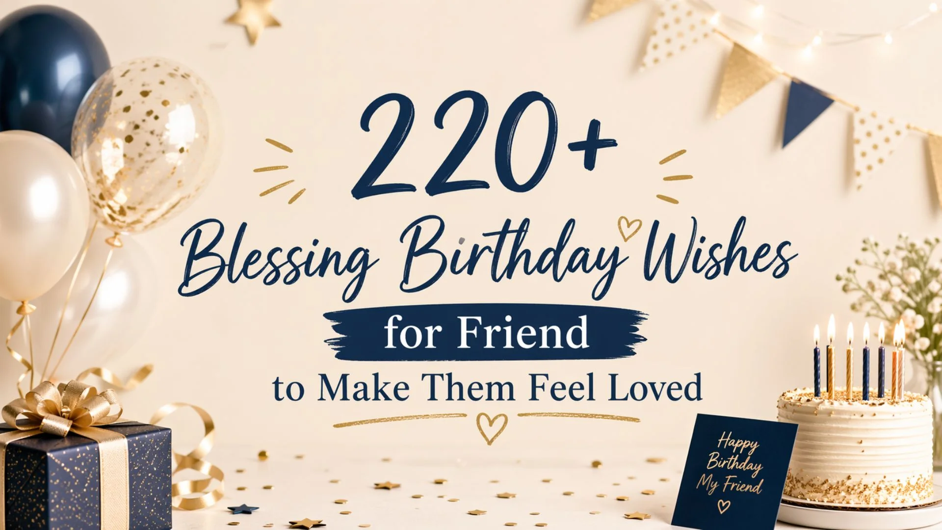 220+ Blessing Birthday Wishes for Friend to Make Them Feel Loved