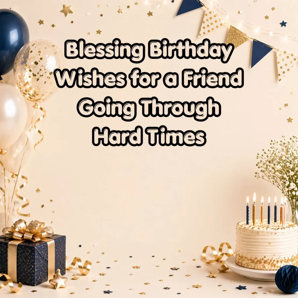 Blessing Birthday Wishes for a Friend Going Through Hard Times