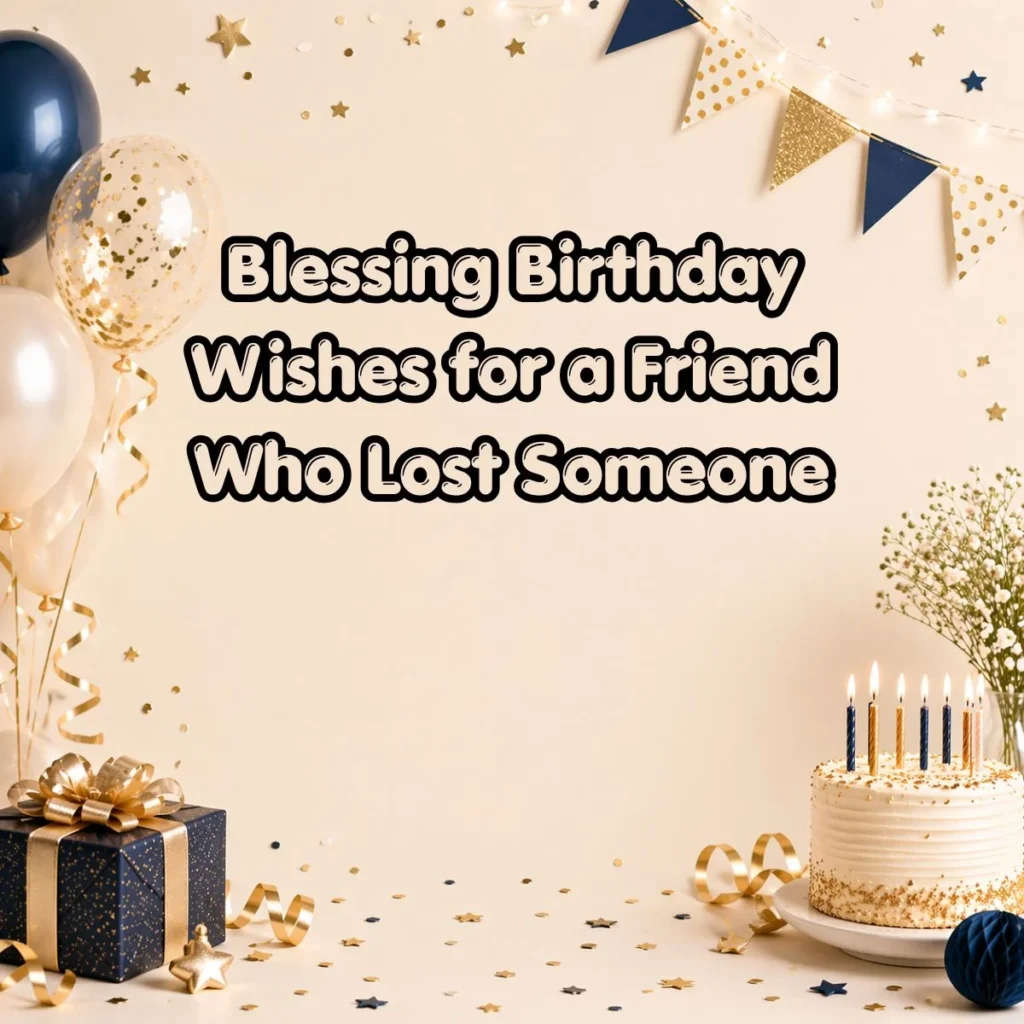 Blessing Birthday Wishes for a Friend Who Lost Someone
