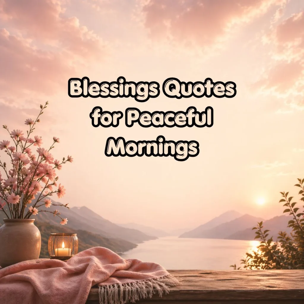 Blessings Quotes for Peaceful Mornings