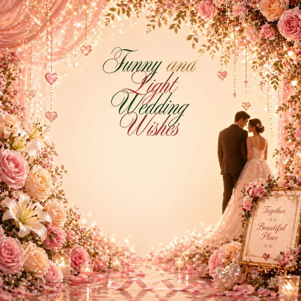 Funny and Light Wedding Wishes
