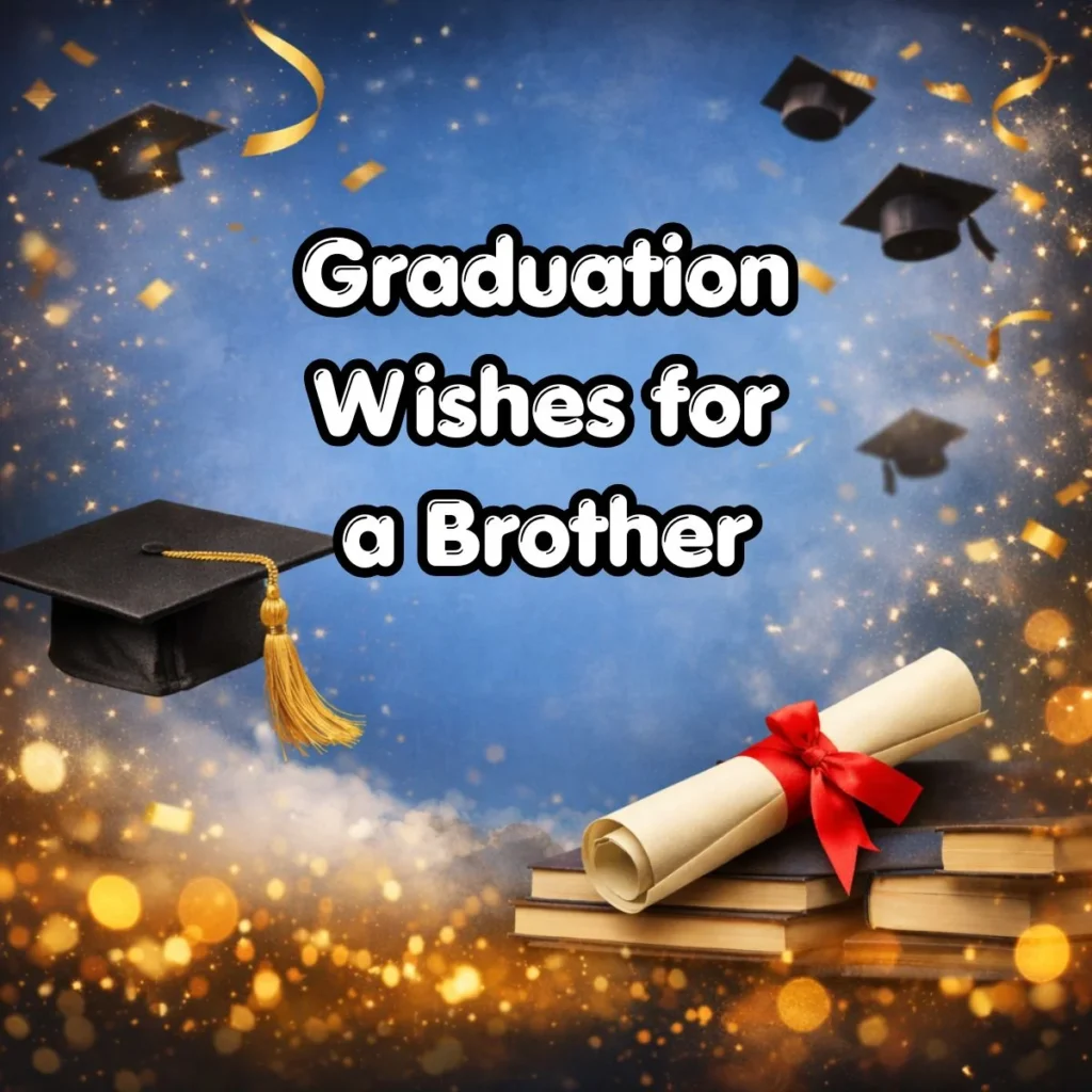 Graduation Wishes for a Brother