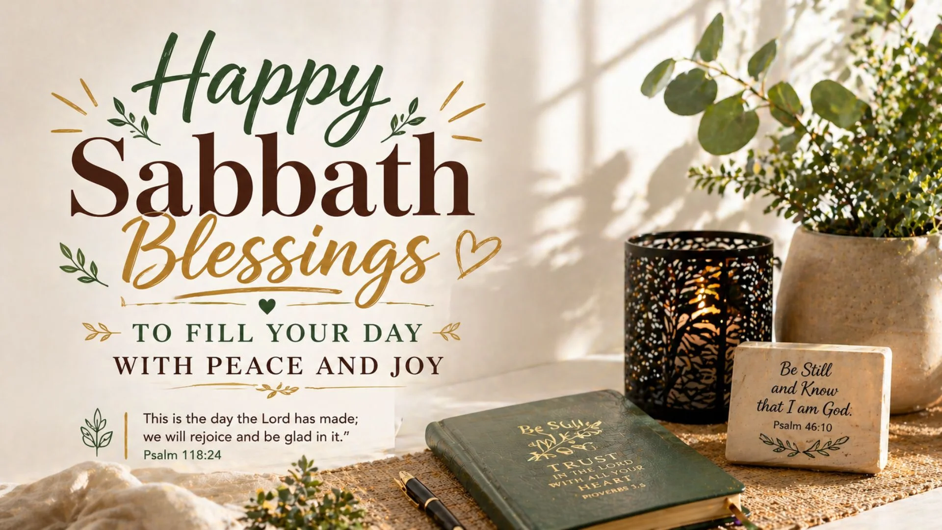 Happy Sabbath Blessings to Fill Your Day With Peace and Joy