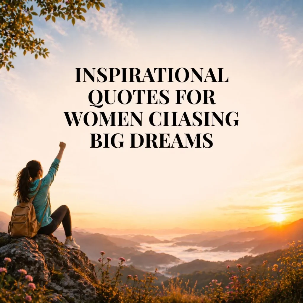 Inspirational Quotes for Women Chasing Big Dreams