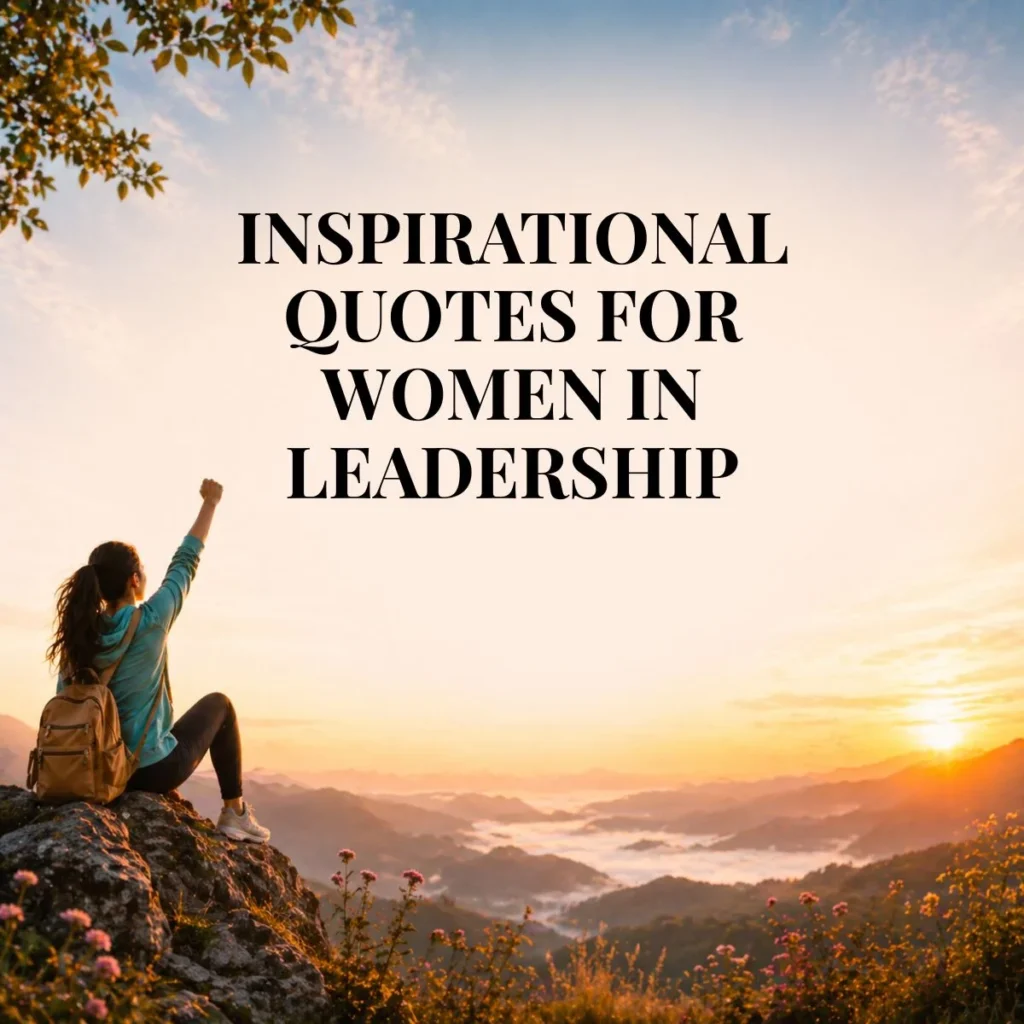 Inspirational Quotes for Women in Leadership