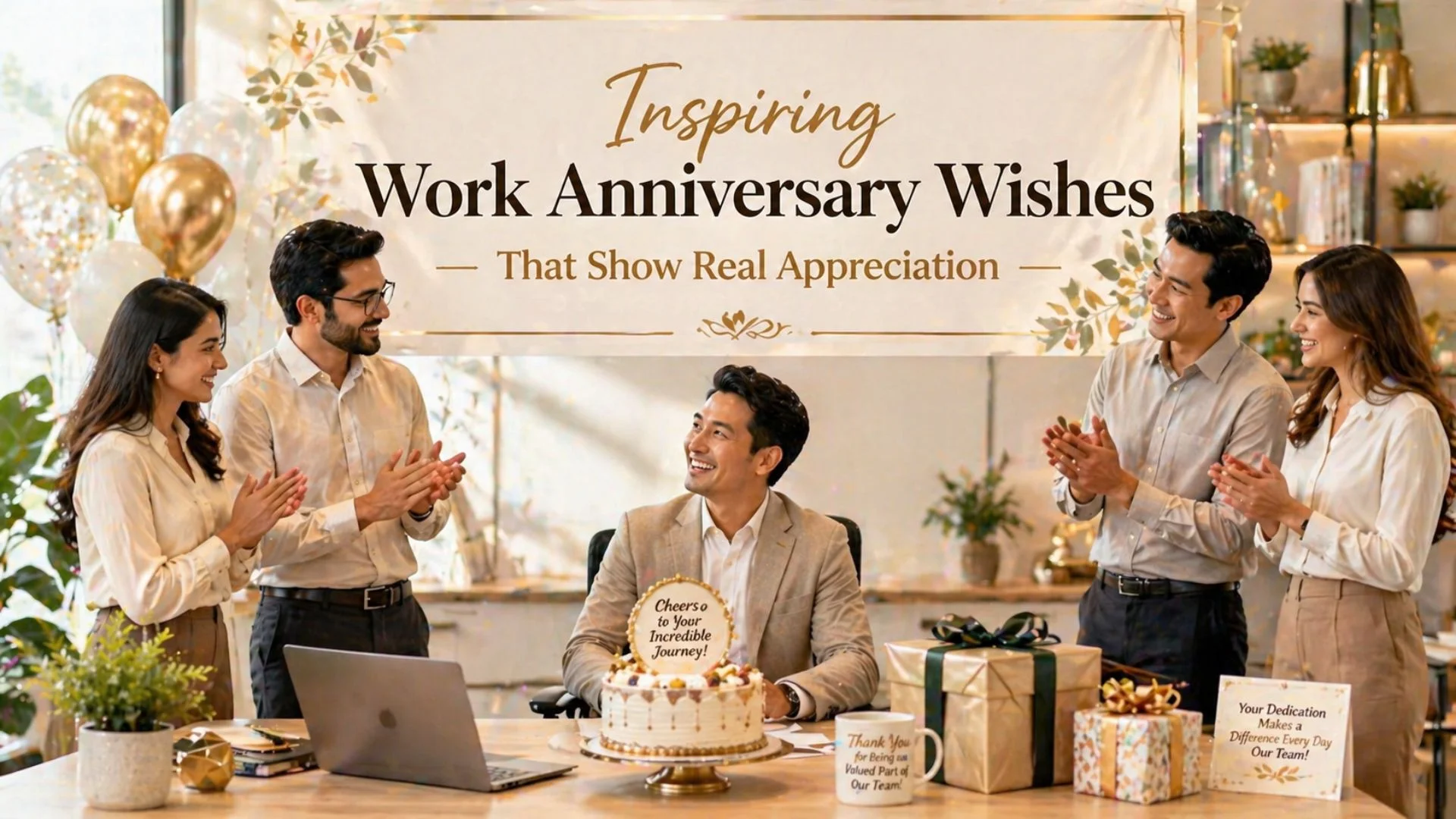 Inspiring Work Anniversary Wishes That Show Real Appreciation