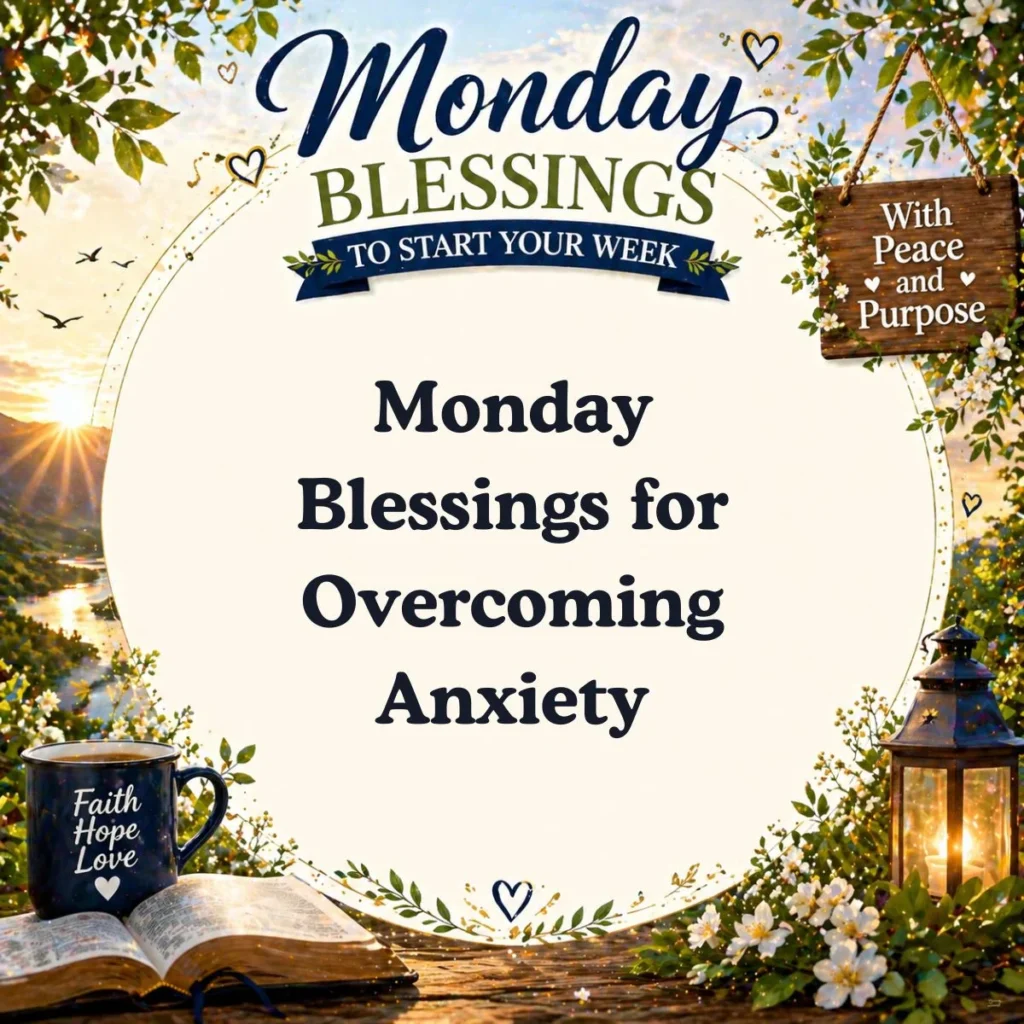 Monday Blessings for Overcoming Anxiety