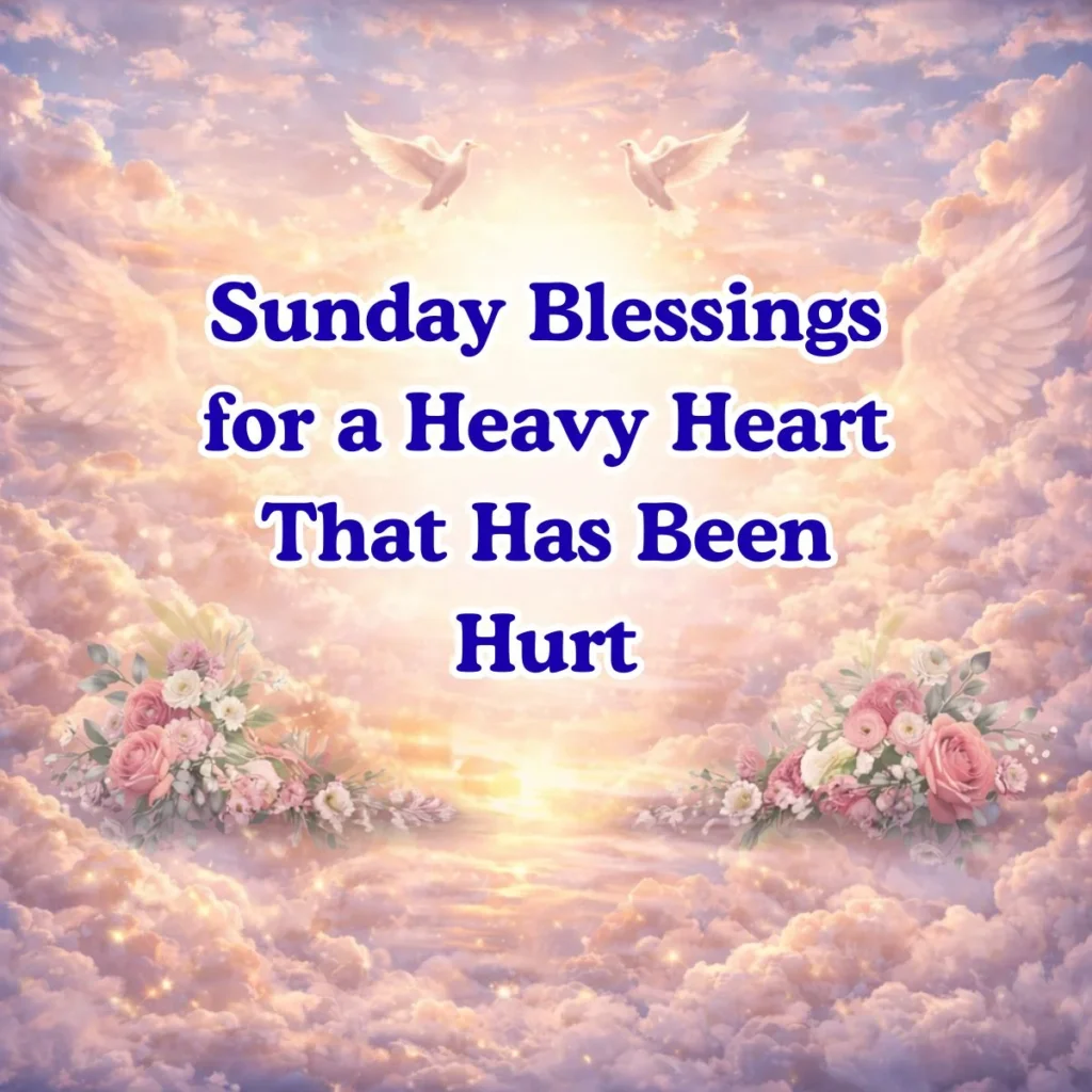 Sunday Blessings for a Heavy Heart That Has Been Hurt