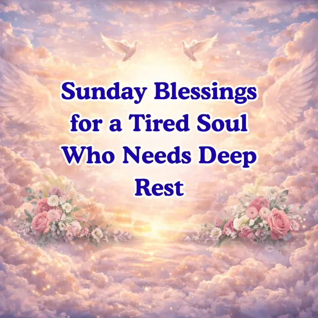 Sunday Blessings for a Tired Soul Who Needs Deep Rest