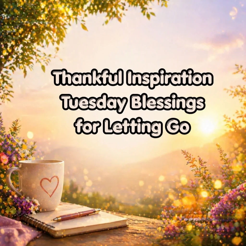 Thankful Inspiration Tuesday Blessings for Letting Go