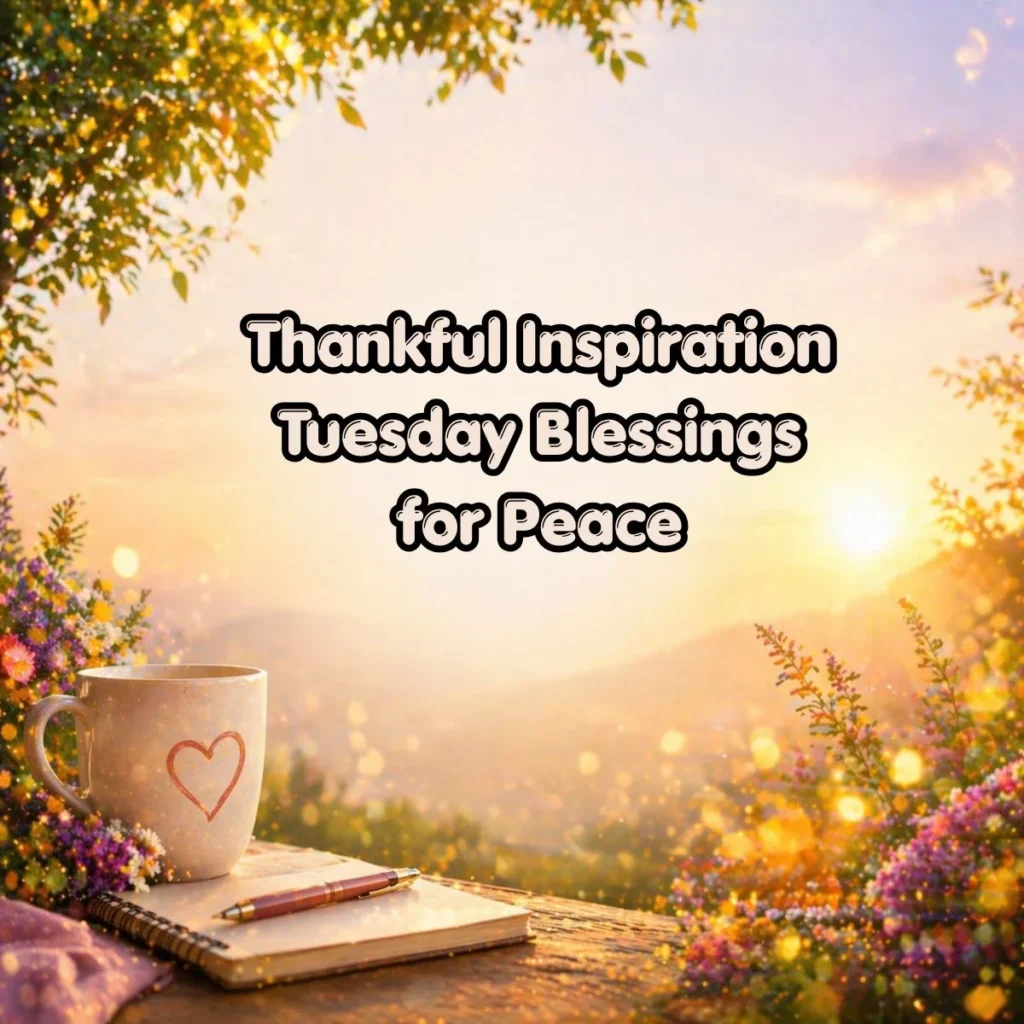Thankful Inspiration Tuesday Blessings for Peace