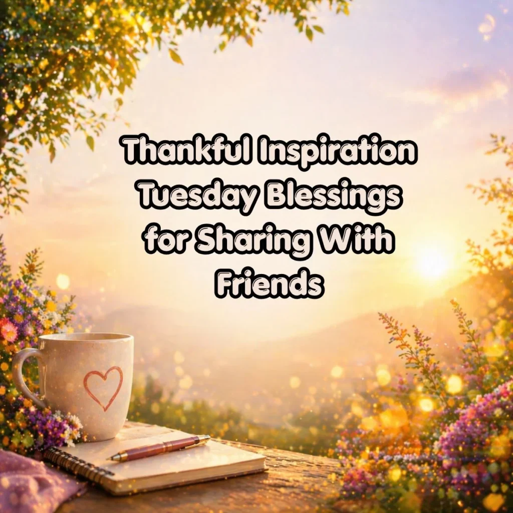Thankful Inspiration Tuesday Blessings for Sharing With Friends