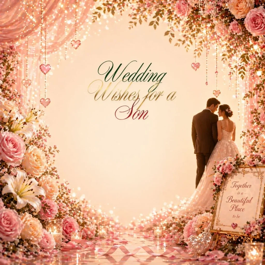 Wedding Wishes for a Son