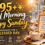 195+ Good Morning Happy Sunday Messages for a Blessed Day