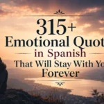 315+ Emotional Quotes in Spanish That Will Stay With You Forever