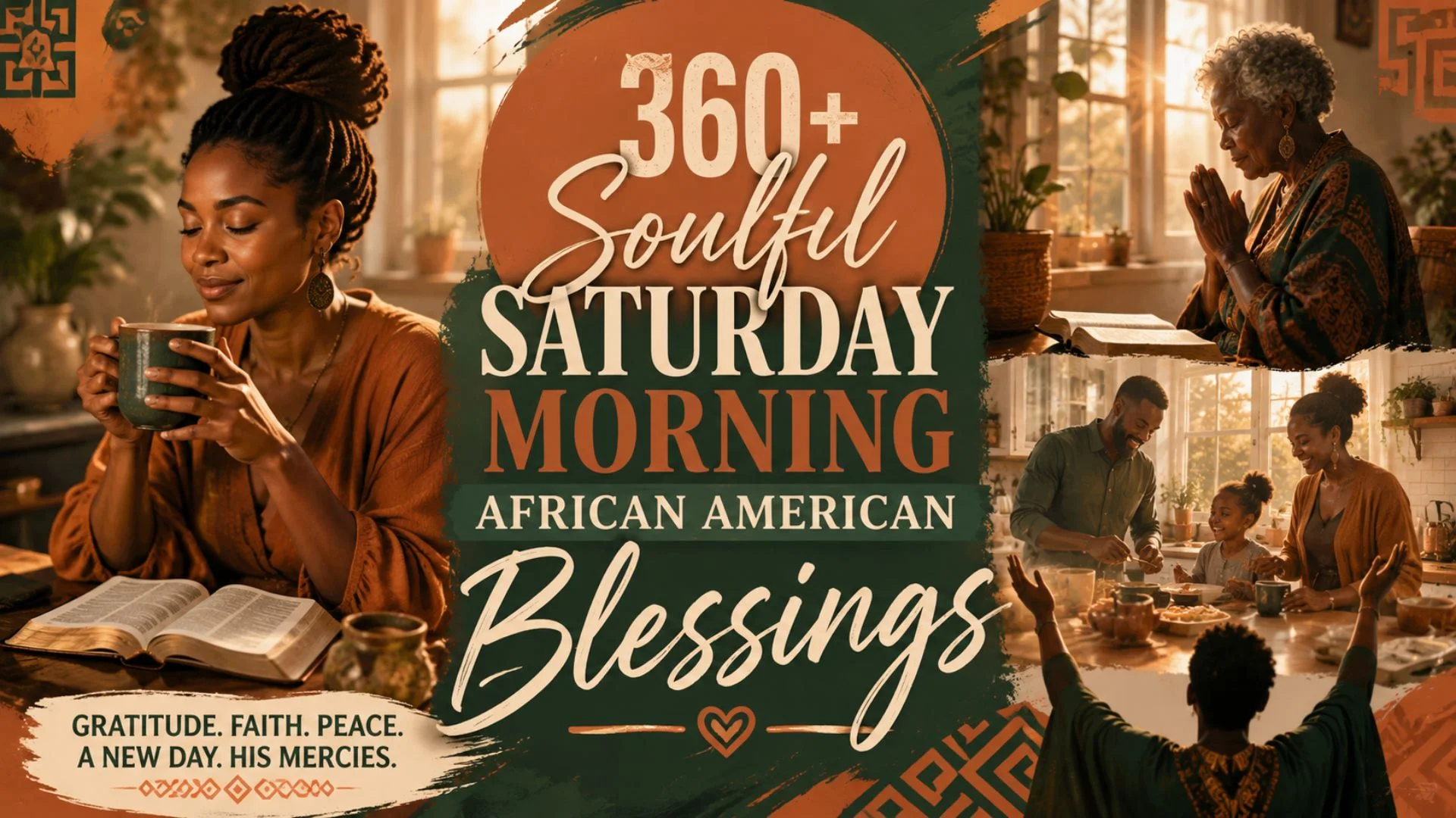 360+ Soulful Saturday Morning African American Blessings
