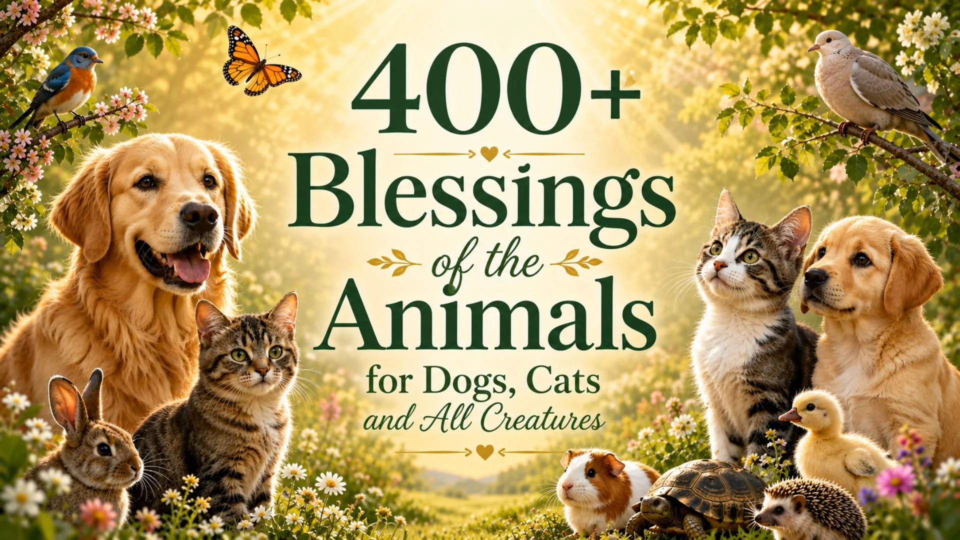 400+ Blessings of the Animals for Dogs, Cats and All Creatures