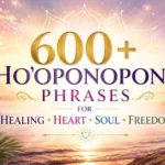 600+ Ho'oponopono Phrases for Healing Heart Soul Freedom