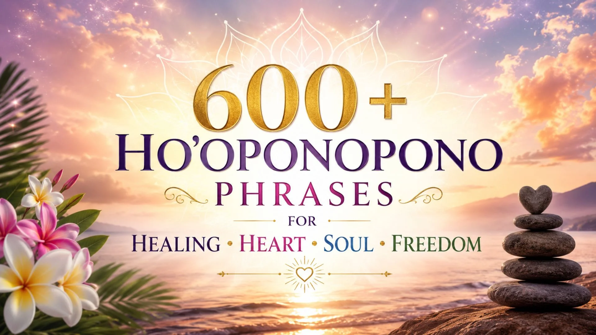 600+ Ho'oponopono Phrases for Healing Heart Soul Freedom
