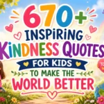 670+ Inspiring Kindness Quotes for Kids to Make the World Better