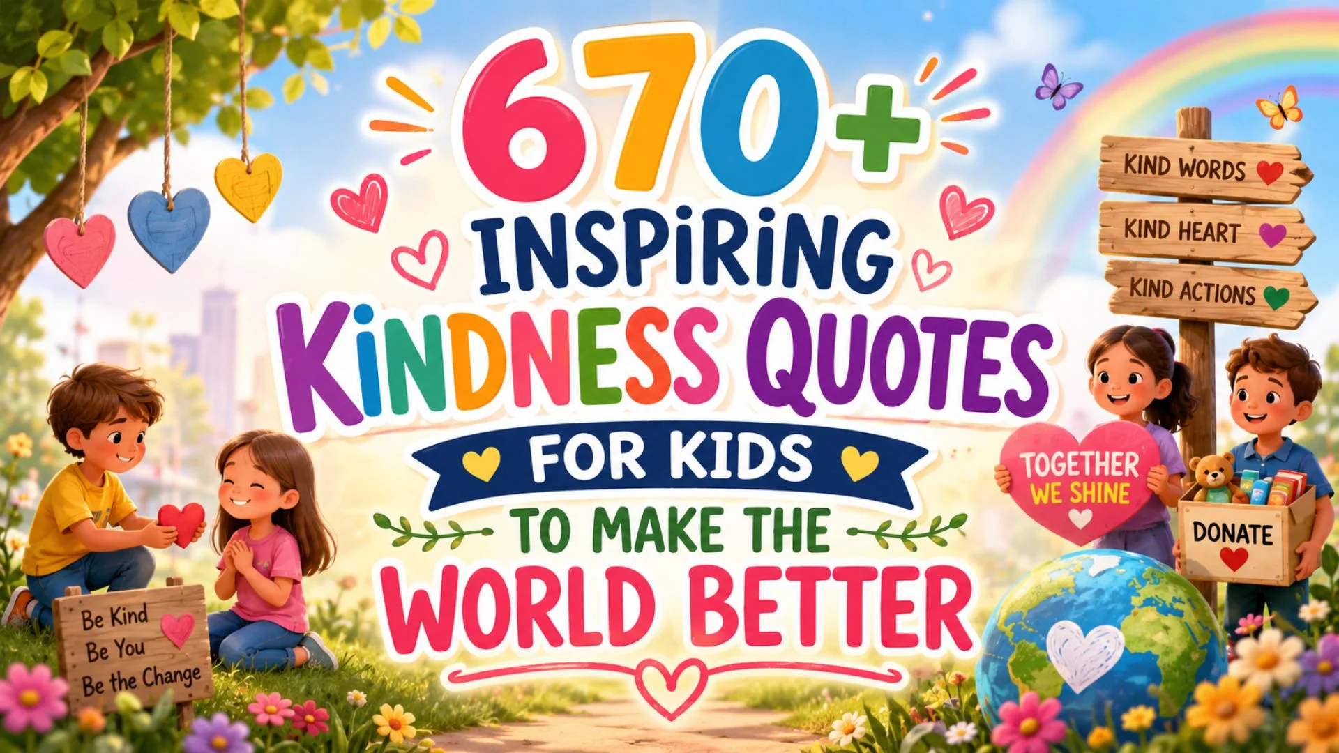 670+ Inspiring Kindness Quotes for Kids to Make the World Better