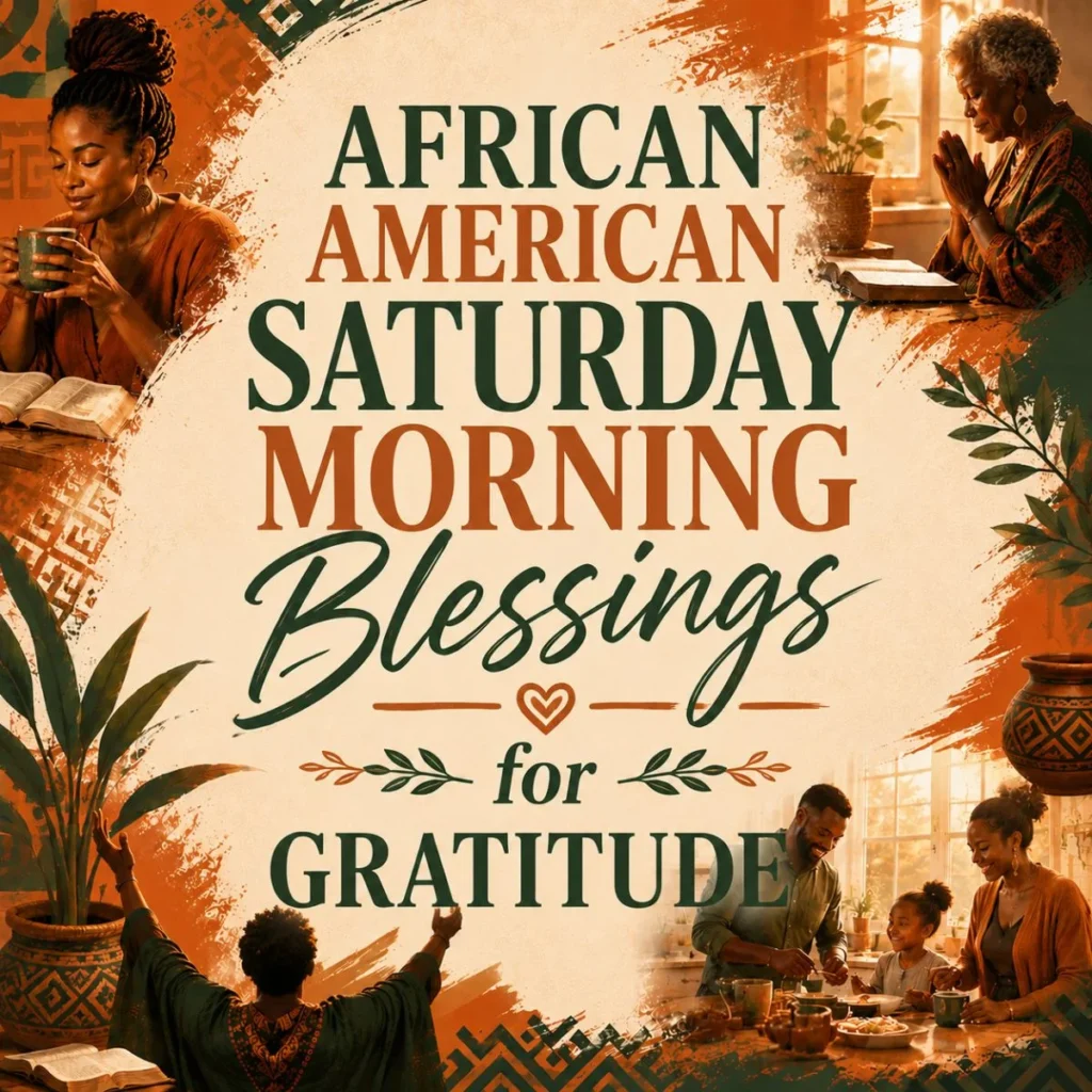 African American Saturday Morning Blessings for Gratitude