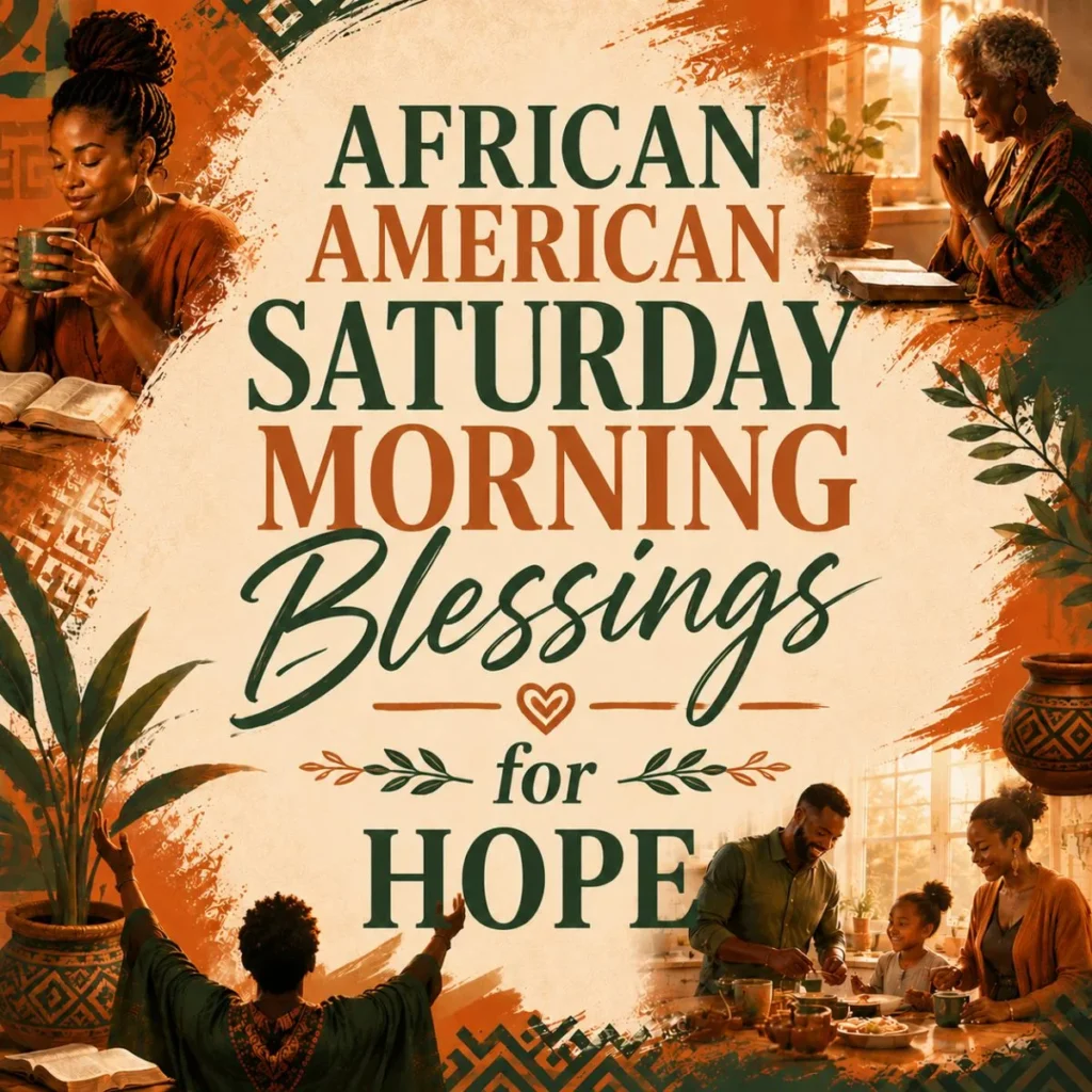 African American Saturday Morning Blessings for HopeAfrican American Saturday Morning Blessings for Hope