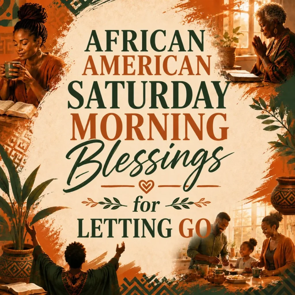 African American Saturday Morning Blessings for Letting Go