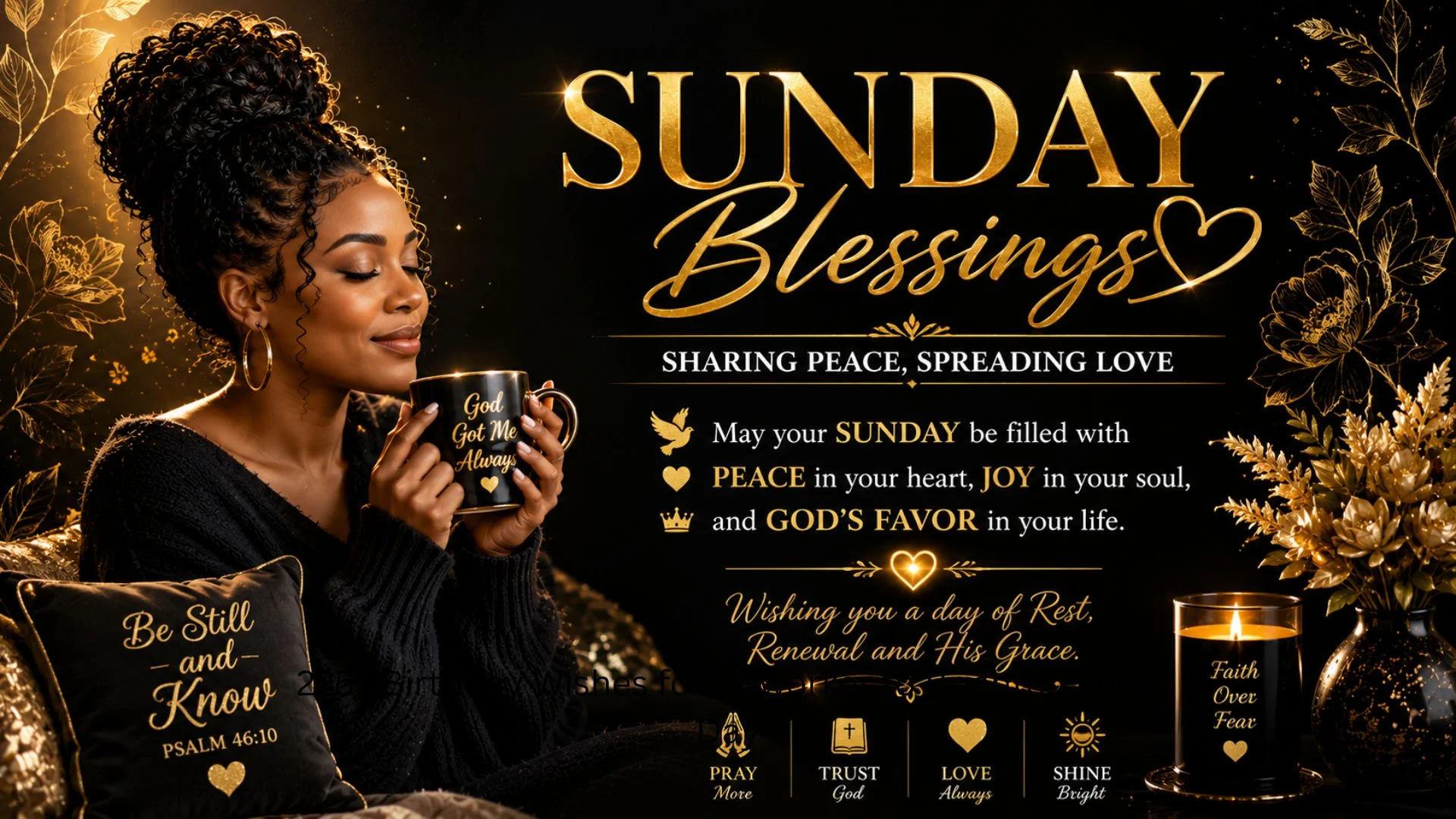 African American Sunday Blessings GIF Ideas for Sharing Peace