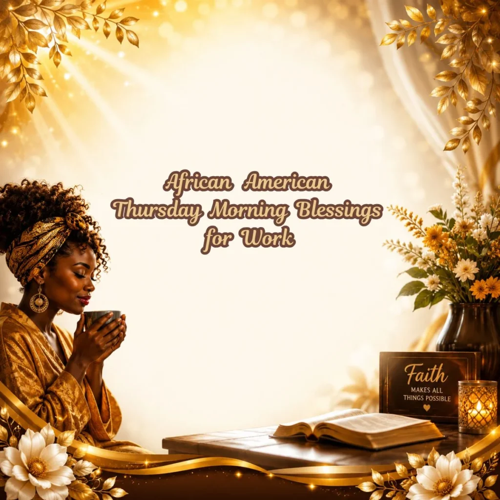 African American Thursday Morning Blessings for Work