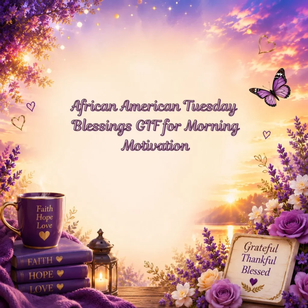 African American Tuesday Blessings GIF for Morning Motivation