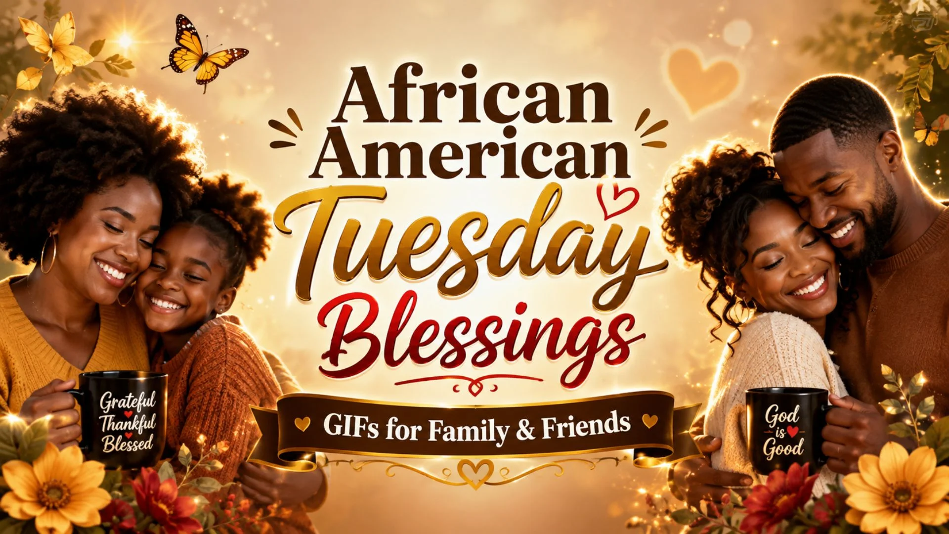 African American Tuesday Blessings GIFs for Family & Friends