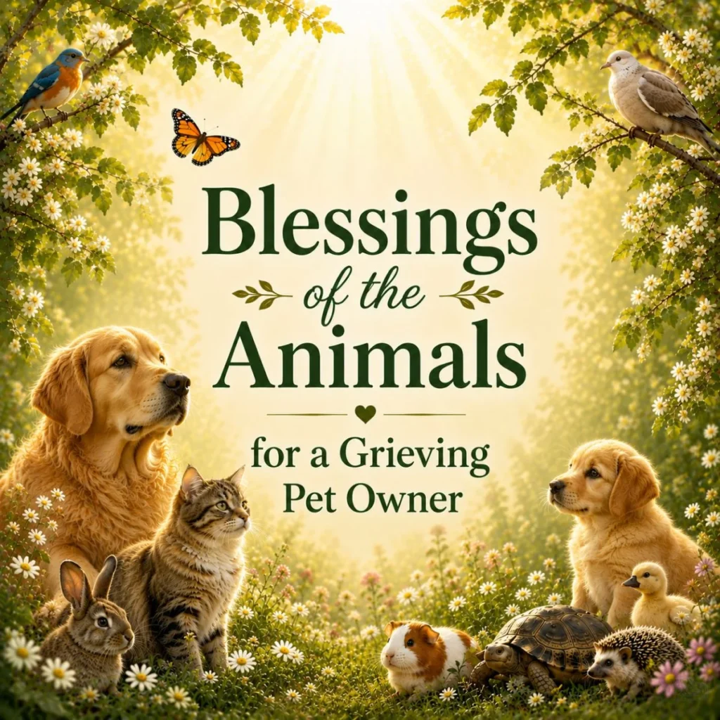 Blessings of the Animals for a Grieving Pet Owner