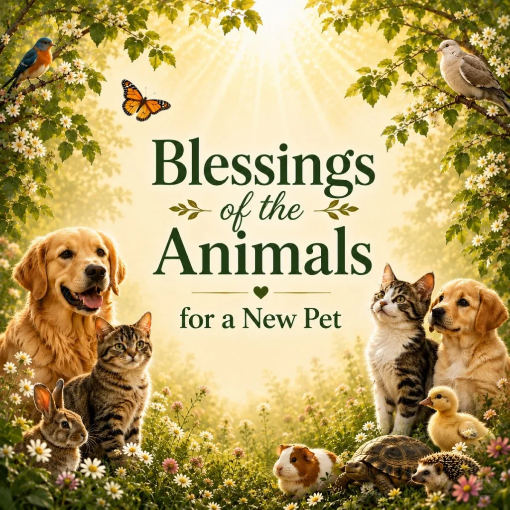 Blessings of the Animals for a New Pet