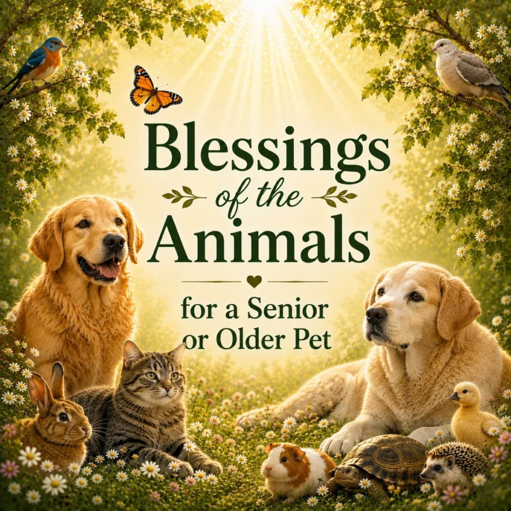 Blessings of the Animals for a Senior or Older Pet