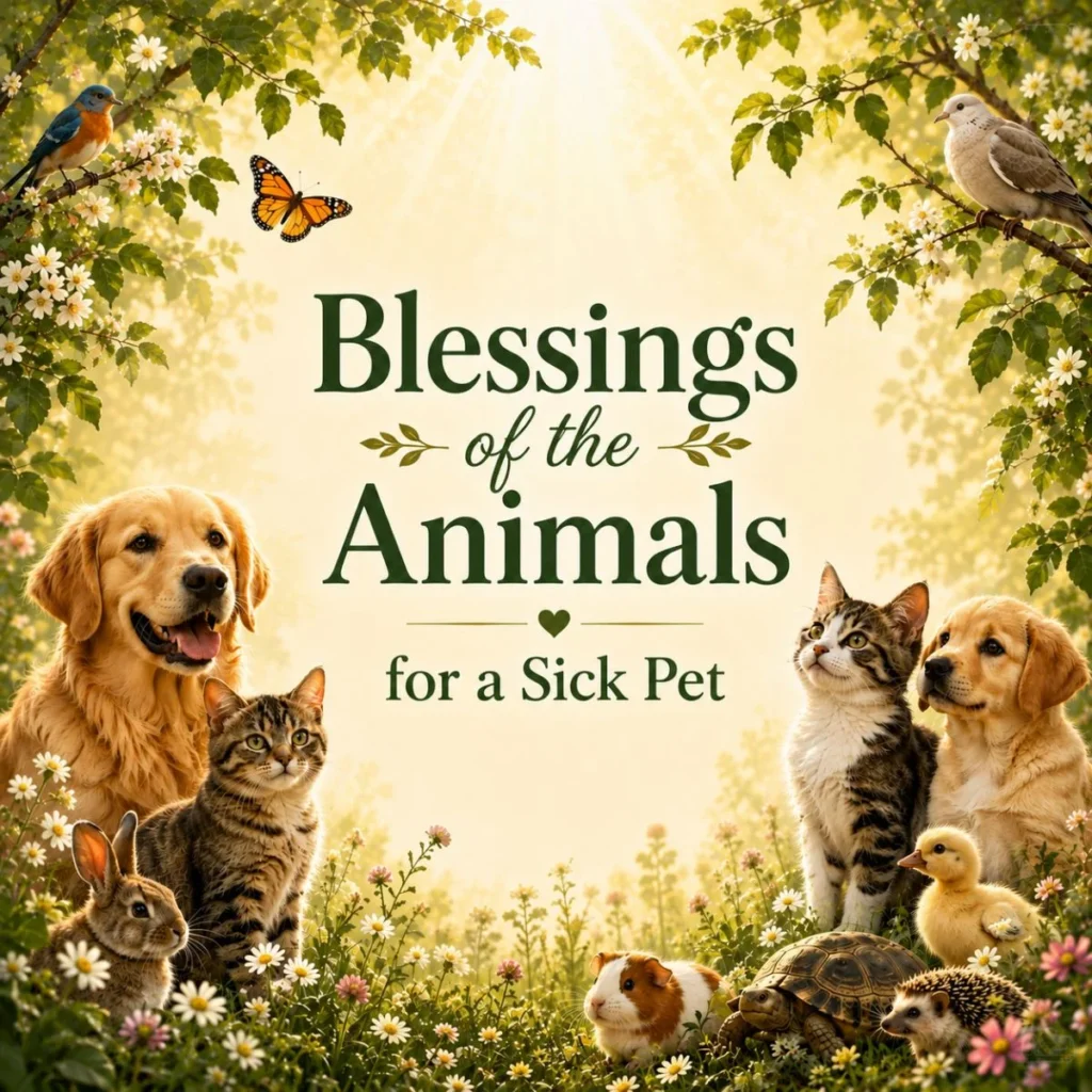 Blessings of the Animals for a Sick Pet
