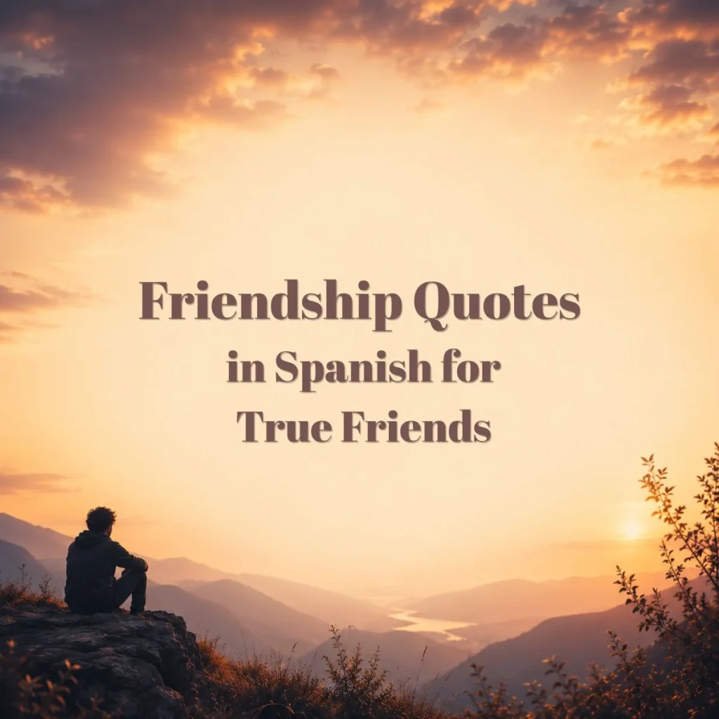 Friendship Quotes in Spanish for True Friends