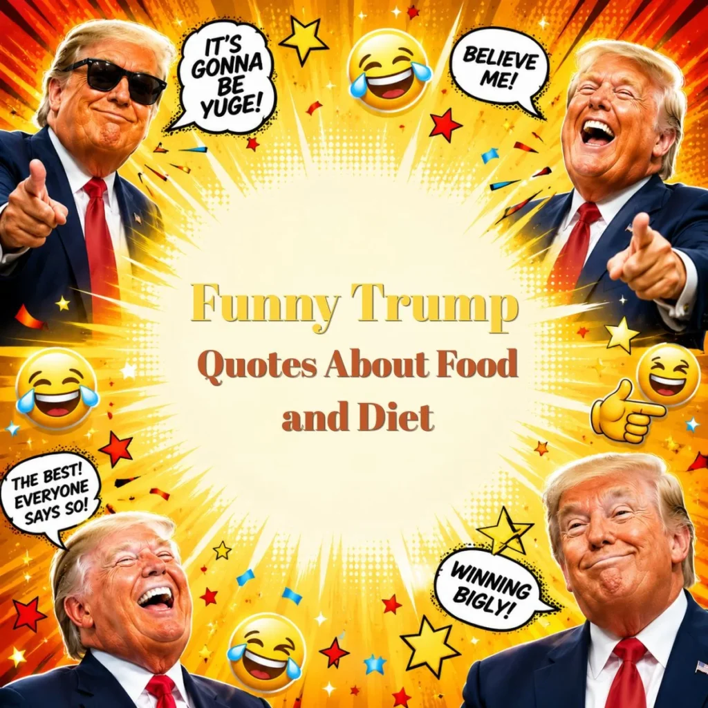 Funny Trump Quotes About Food and Diet