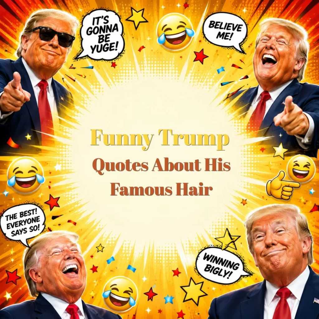 Funny Trump Quotes About His Famous Hair