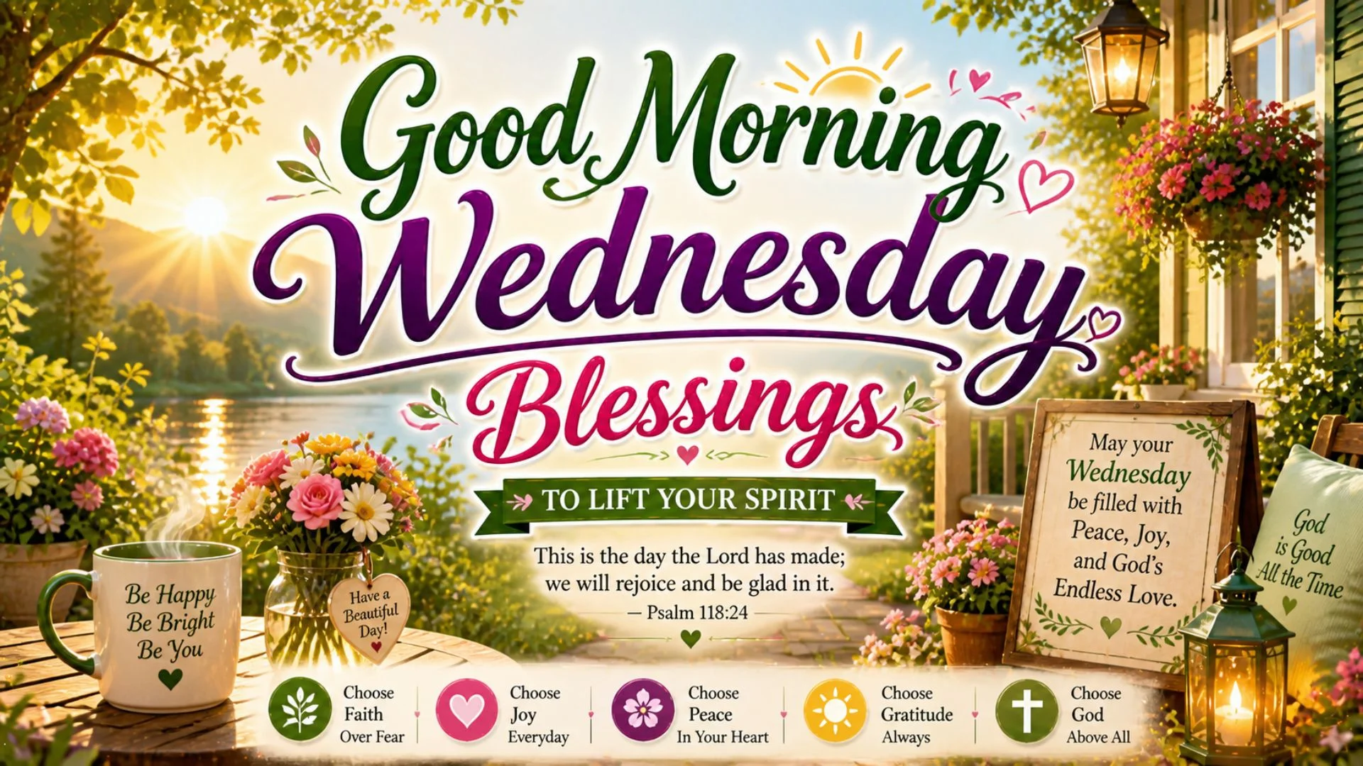 Good Morning Wednesday Blessings to Lift Your Spirit