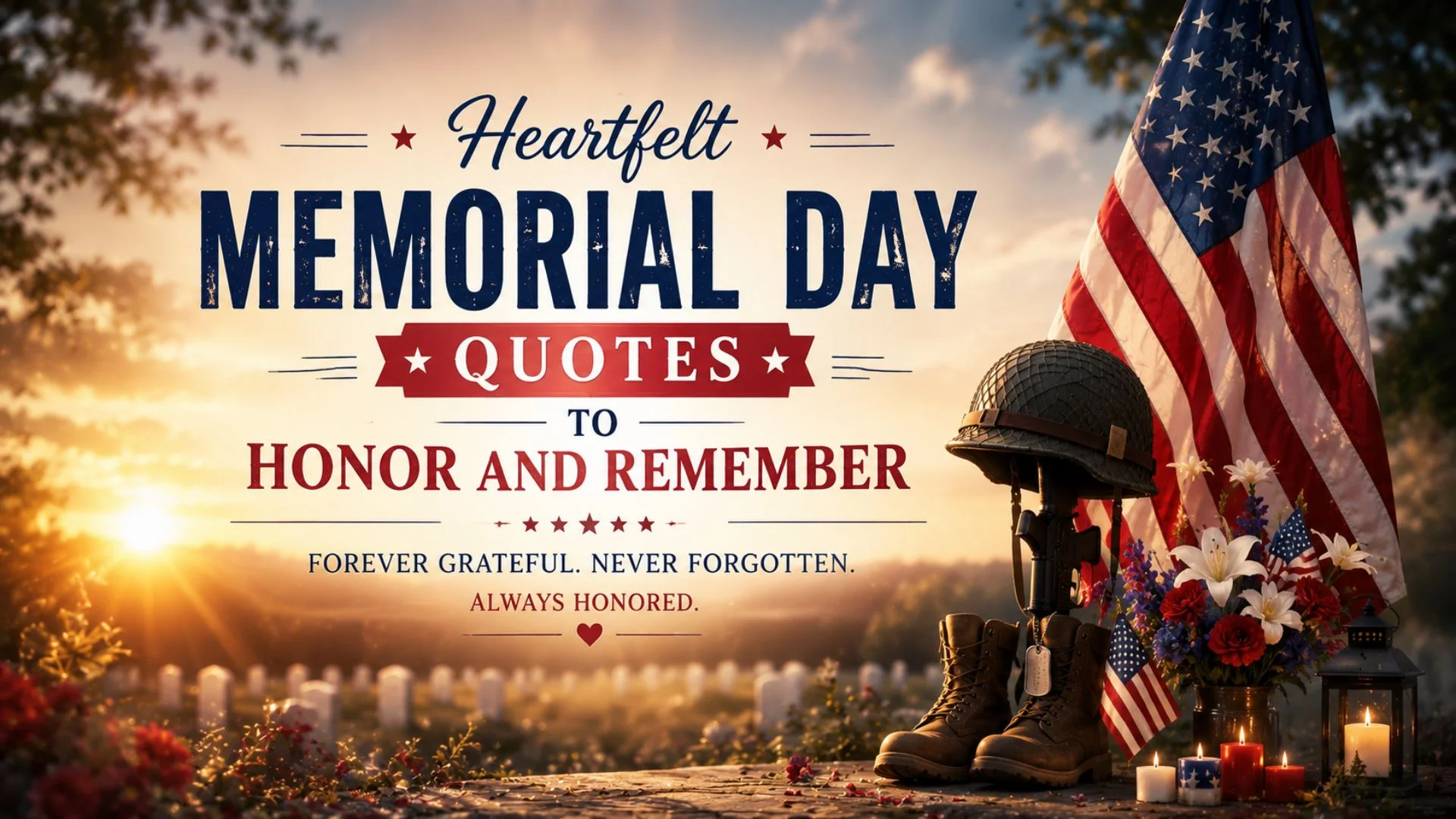 Heartfelt Memorial Day Quotes to Honor and Remember