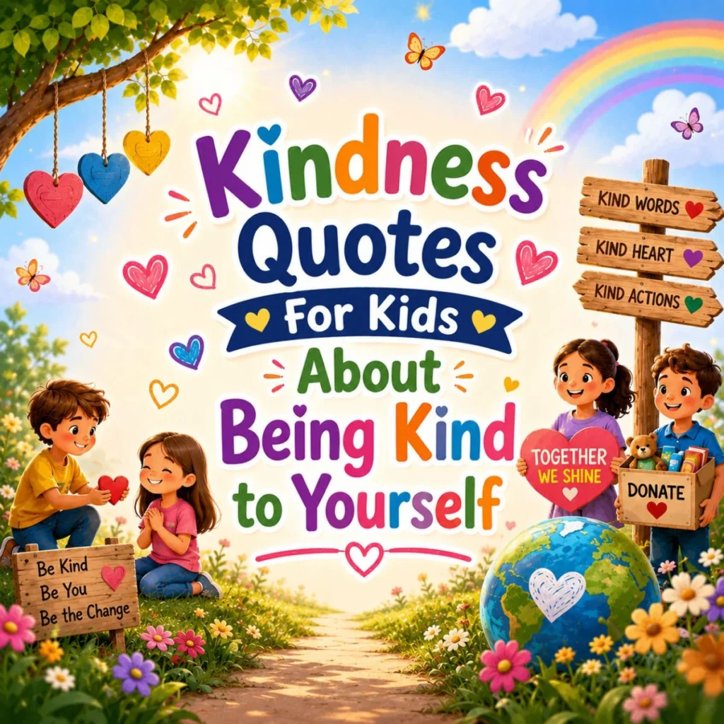 Kindness Quotes for Kids About Being Kind to Yourself