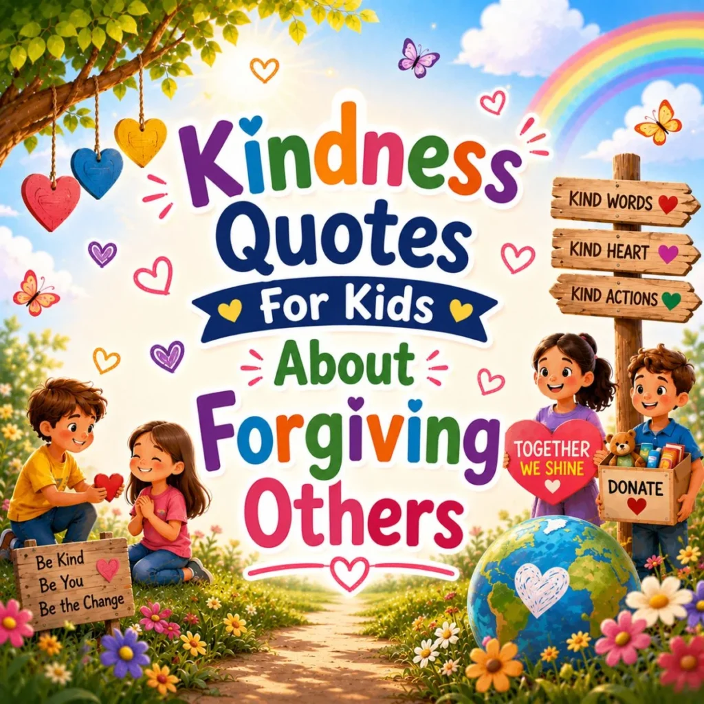 Kindness Quotes for Kids About Forgiving Others