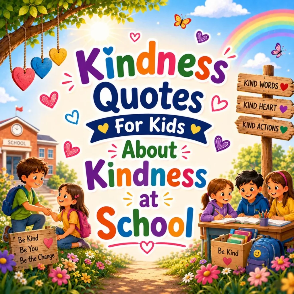 Kindness Quotes for Kids About Kindness at School