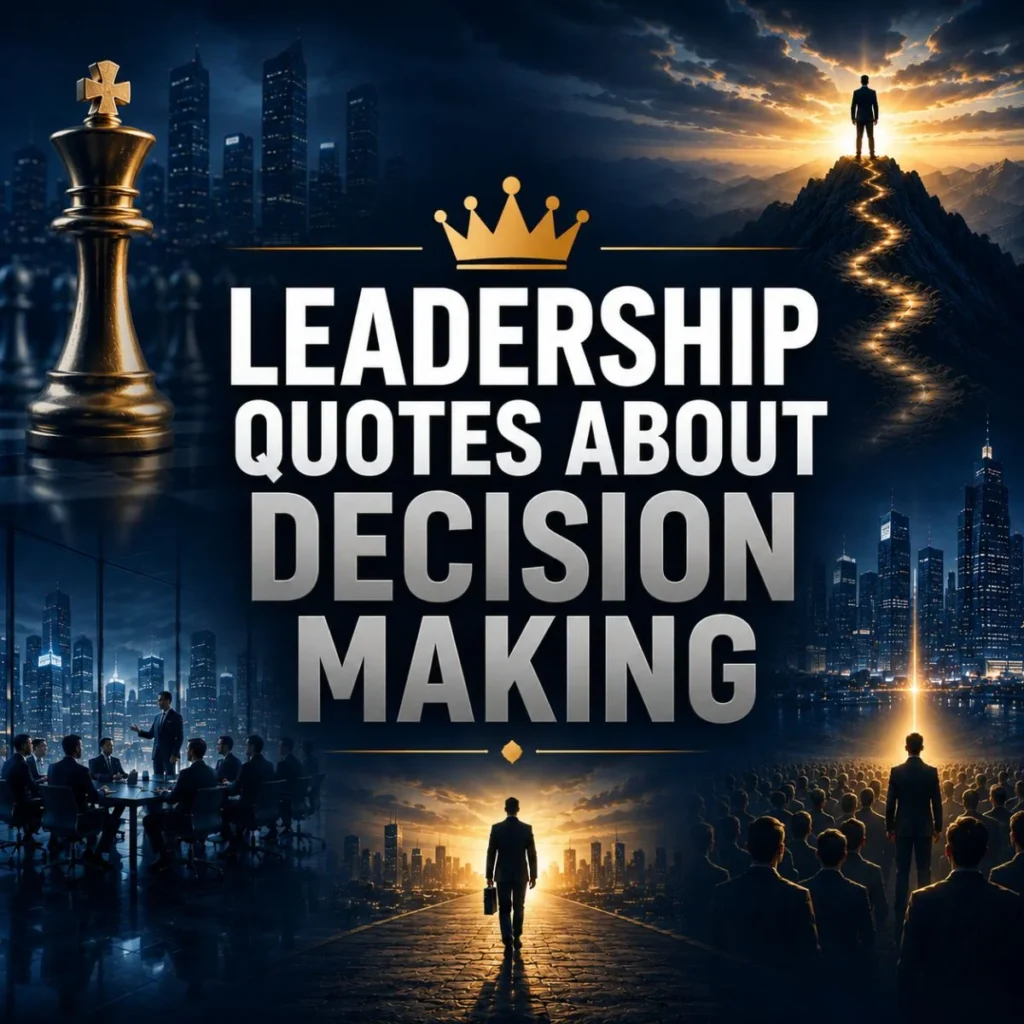 Leadership Quotes About Decision Making