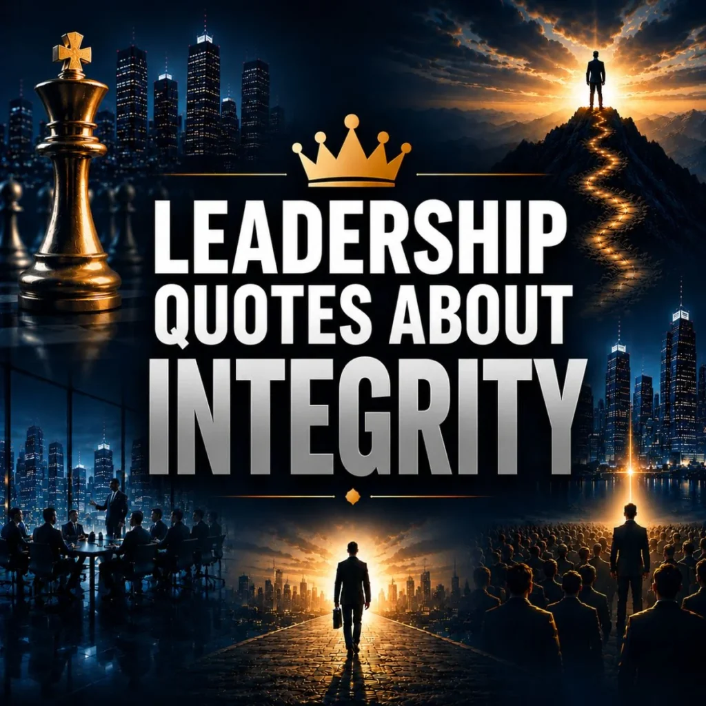 Leadership Quotes About Integrity